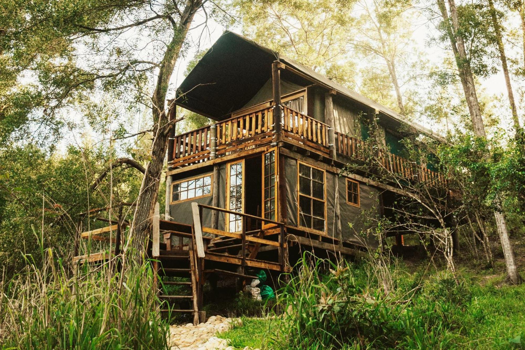 Fernhill Tented Treehouses Rheenendal Buitenkant foto
